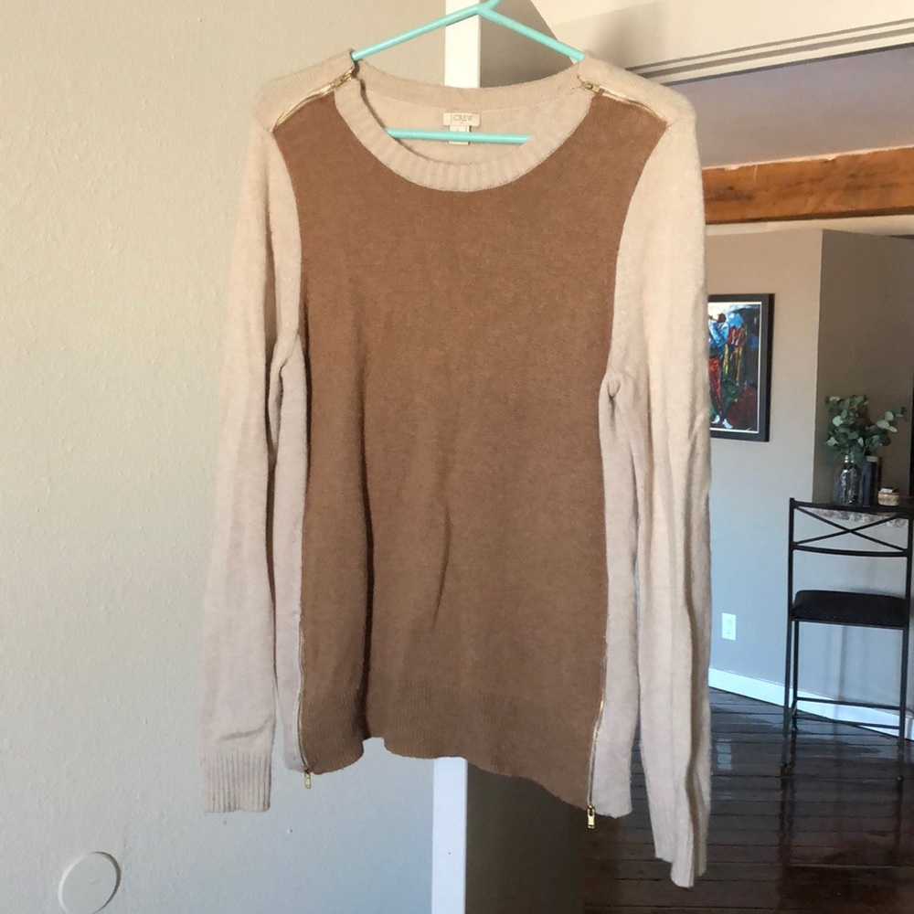 Two toned sweater from j crew